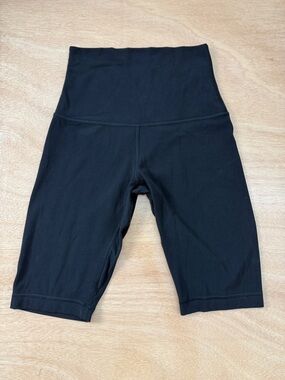 lululemon athletica Black High-Waist Align Bike Shorts
